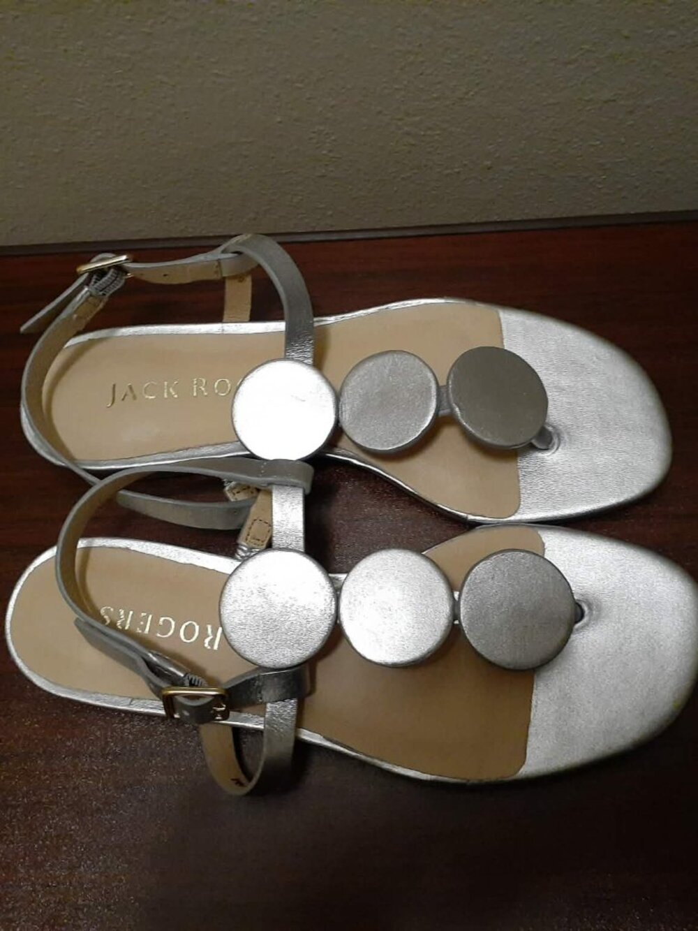 JACK ROGERS Worth Sandal In Silver - Picture 4 of 9